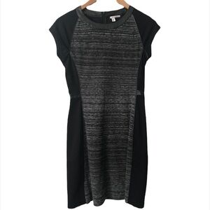 Halogen Dress‎ Womens Tweed Colorblock Sheath Career Business Office Size XS
